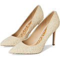 Sam Edelman Womens Hazel Pointed Toe Pumps Size 7 Wide EU 37 Ivory Lace NIB
