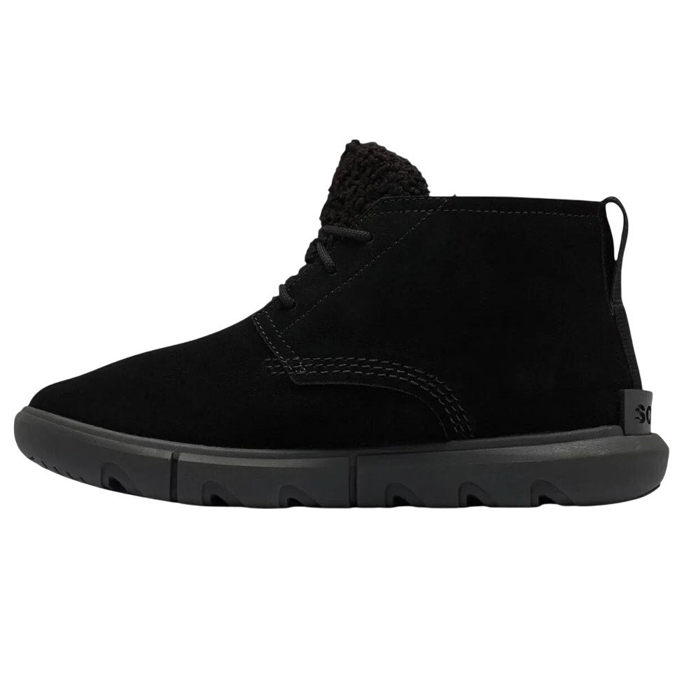 Sorel Women Explorer Next Drift Bootie US 9.5 EU 40.5 Black Suede Waterproof NIB