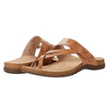 Taos Womens Perfect Toe Loop Sandals Size 10 M Tan Leather NIB