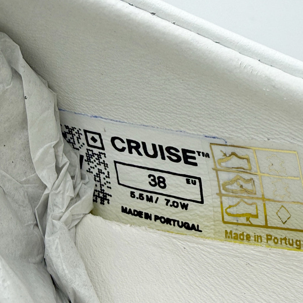 Wolf & Shepherd Cruise Mule Slip On Shoe Mens 5.5 Womens 7 White Leather NIB