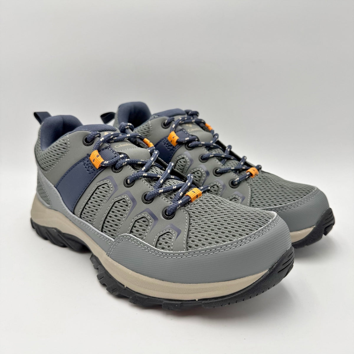 Columbia Womens Granite Trail Hiking Shoes Size 9.5 Blue Grey Waterproof NIB