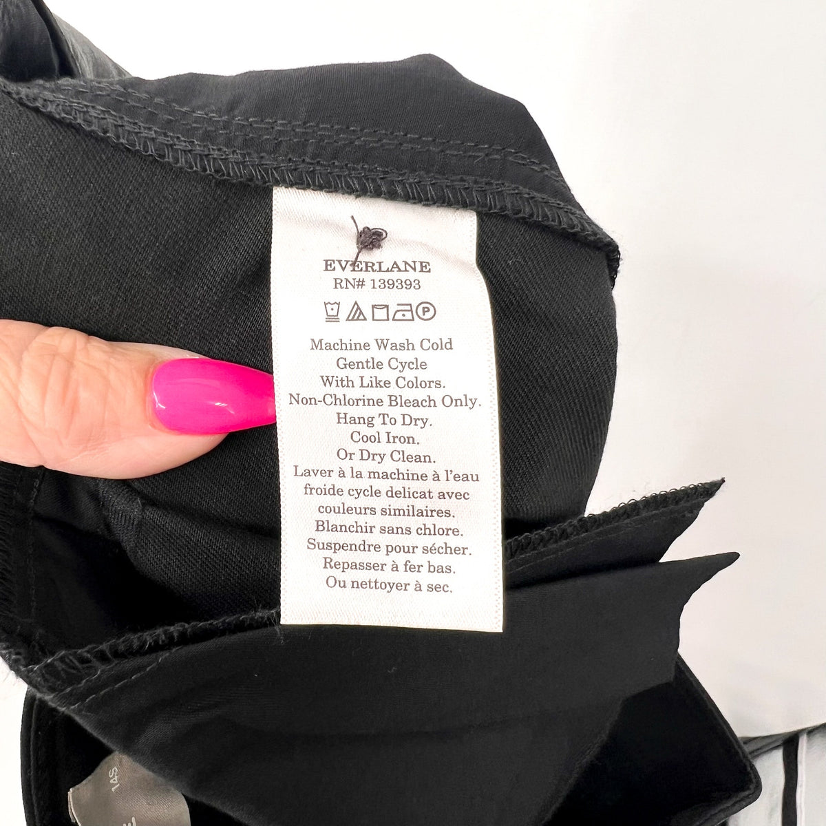 Everlane Womens The Way-High Drape Pants Size 14 30" Inseam Pleated Black NWT