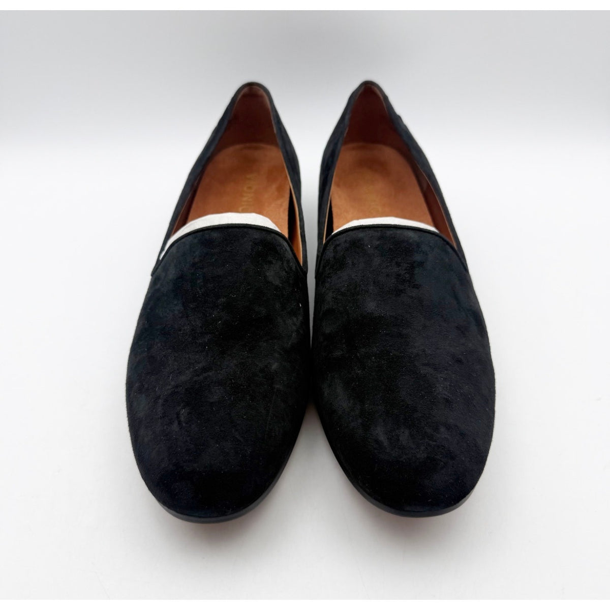 Vionic Women's Willa Flat Loafers Size 11 EU 42 Black Suede Slip On NIB