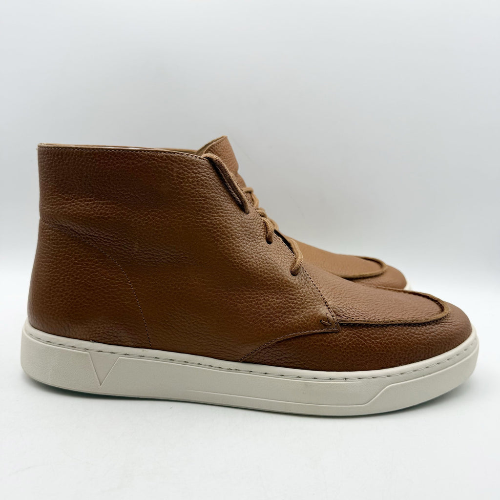 Vionic Mens Danfield Ankle Boots US 11 M EU 44 Tan Brown Leather NIB