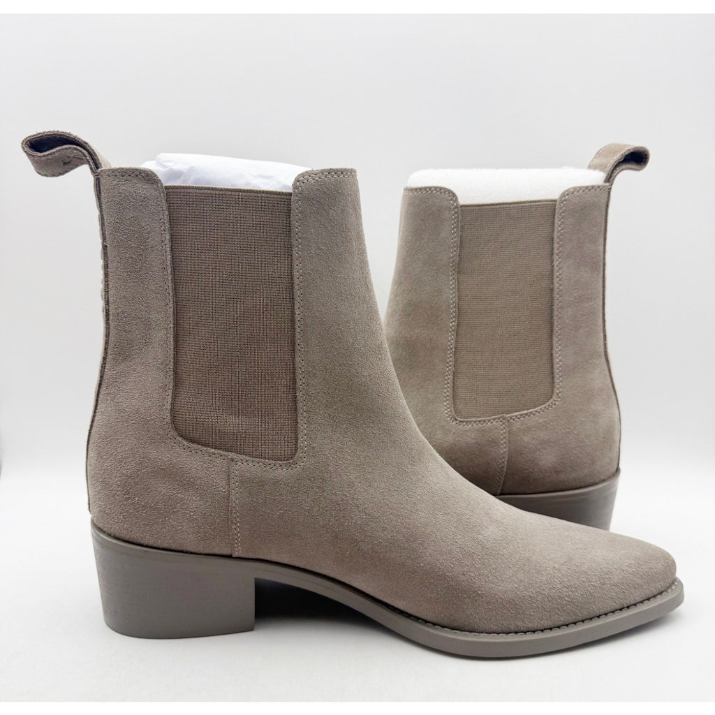 Saint Morta Men's Nomad Pointy Toe Chelsea Boot US 10 EU 44 Taupe Grey Suede NIB