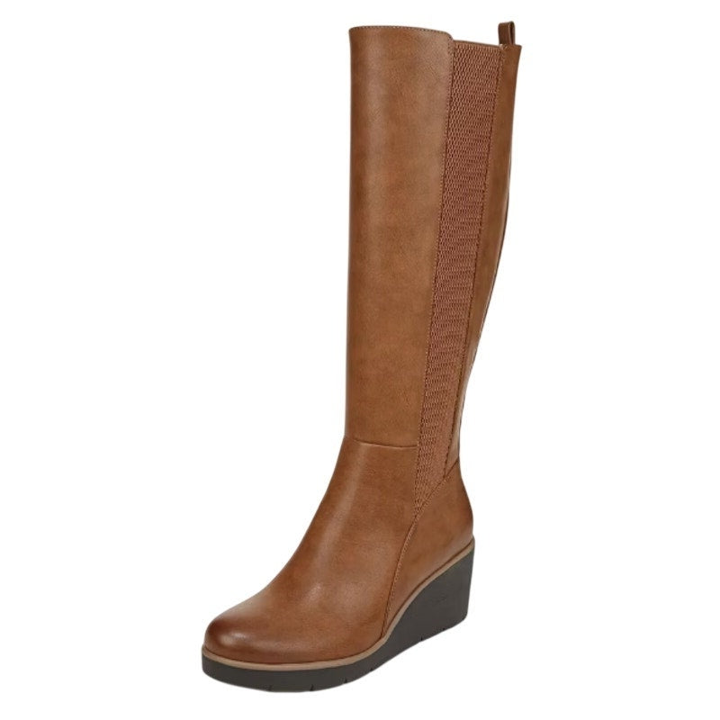 SOUL Naturalizer Women Adrian Knee High Boots US 7.5 M EU 38 Wide Calf Brown NIB