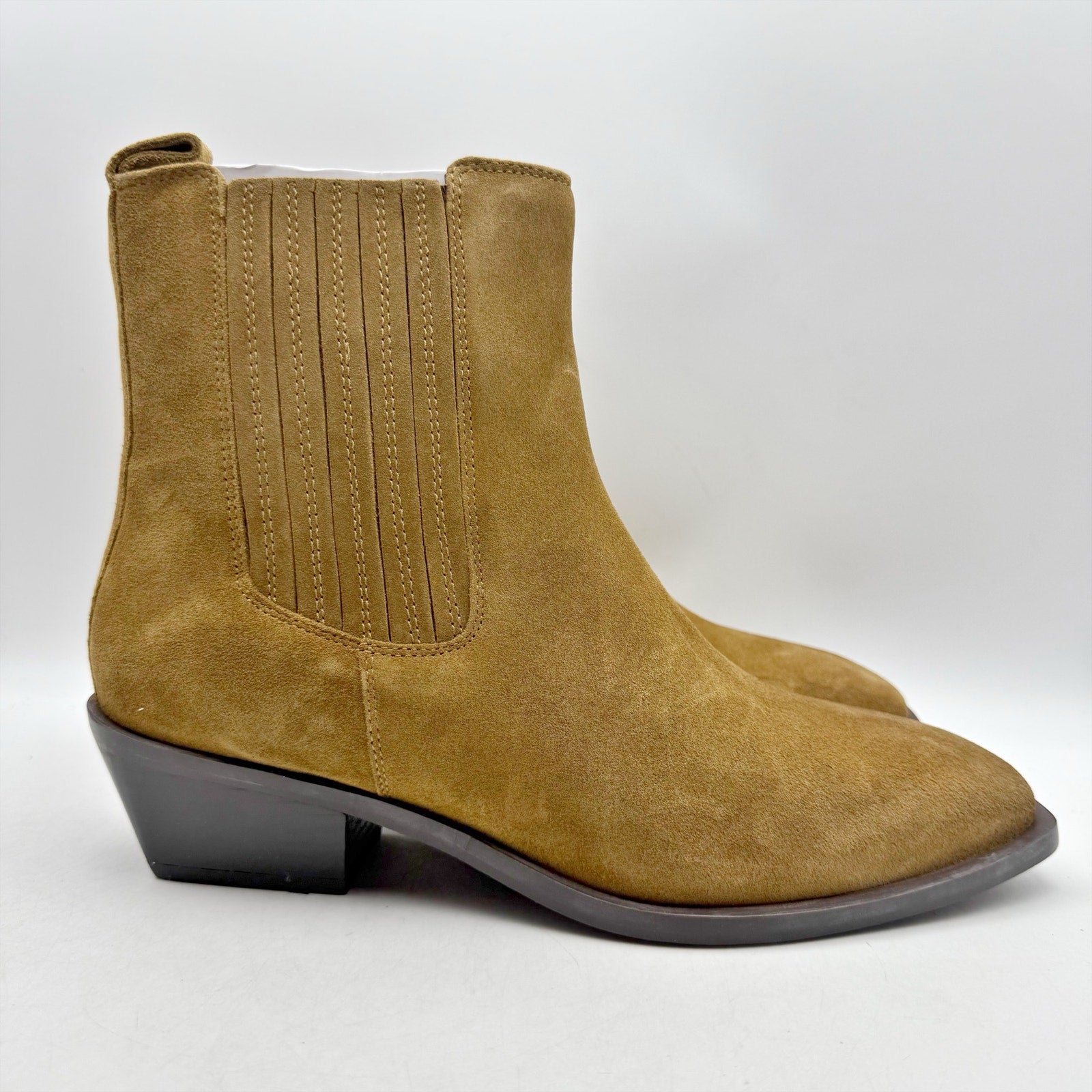 Seychelles Womens Hold Me Down Chelsea Ankle Boots US 8 Brown Suede NWOB