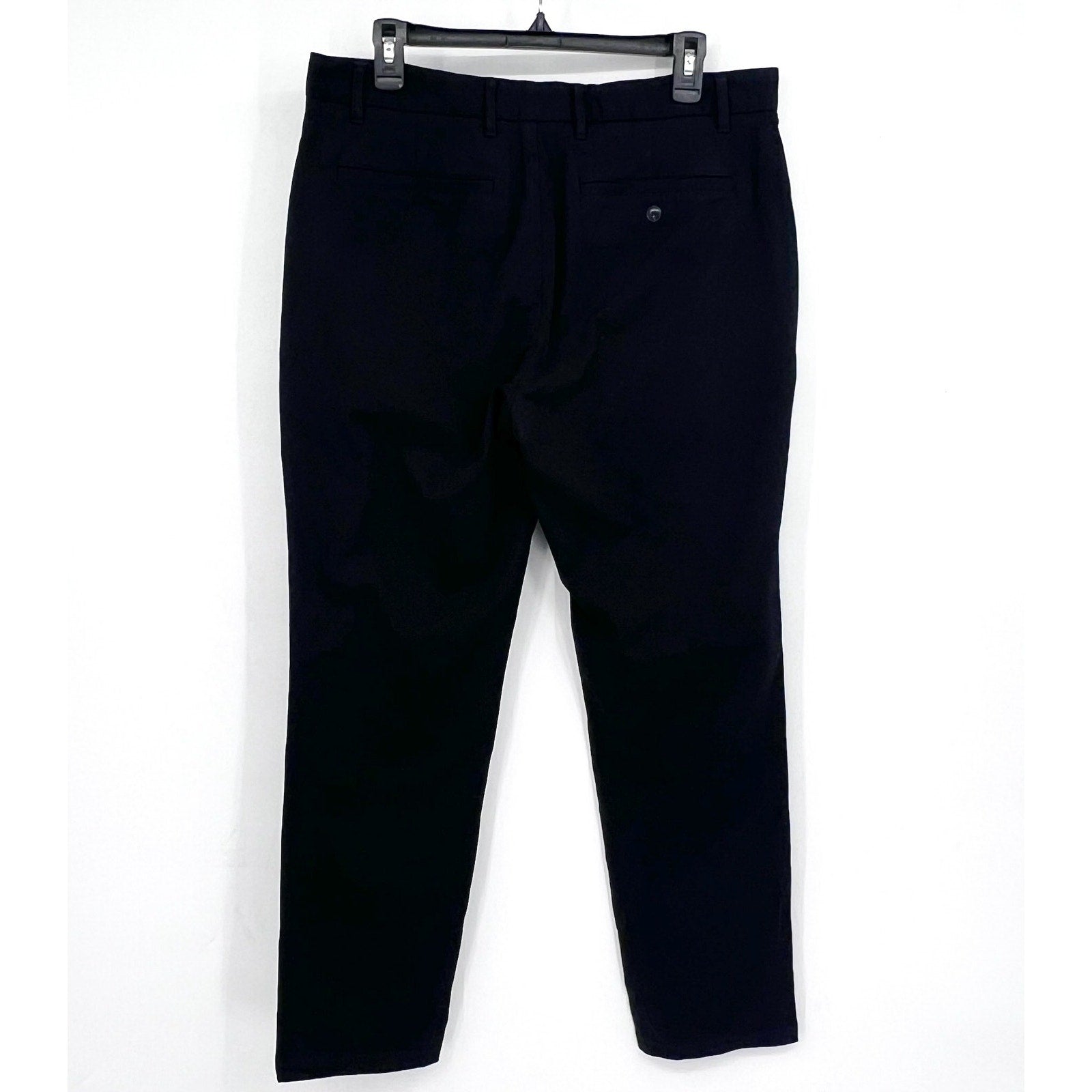 EVERLANE Men's Uniform Performance Chino Pants 32x30 Black Slim Fit NWT