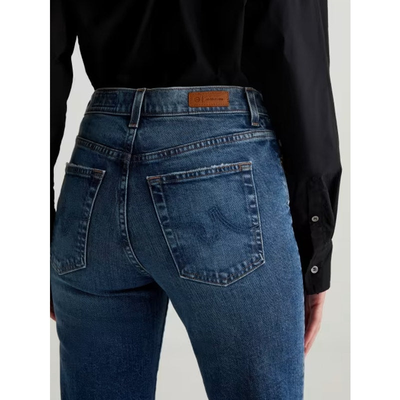 AG ADRIANO GOLDSCHMIED Womens Brinley Straight Jeans Size 25 Blue NWT