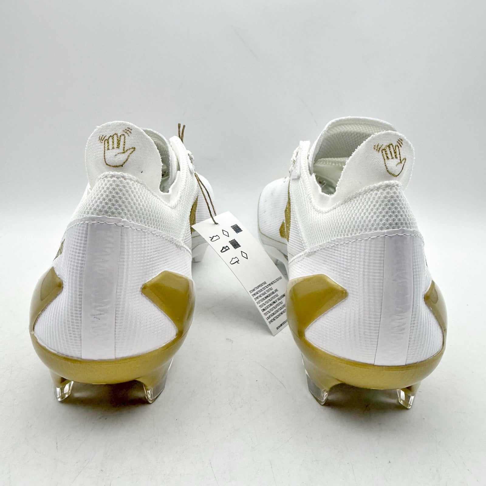 Adidas Mens Adizero Electric Football Cleats Size 9 White Gold IE4381 NWOB