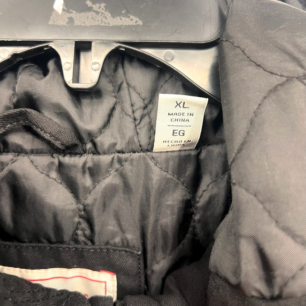 LEVI'S Women's Hooded Field Jacket XL Black Cotton Four Pocket NWT