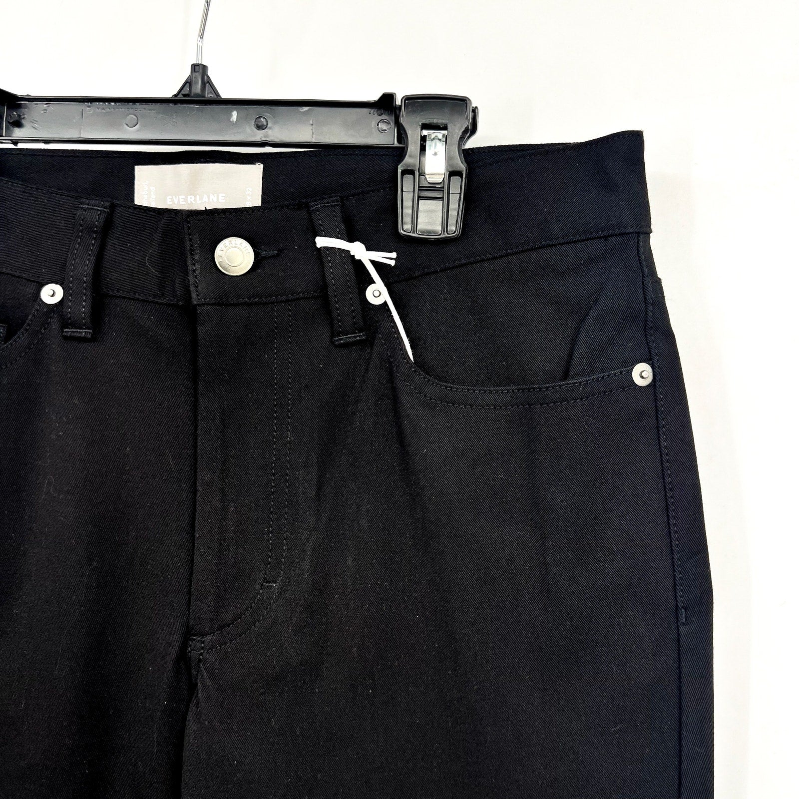 EVERLANE Men's The Performance 5-Pocket Pants 28x32 Black Chinos NWT