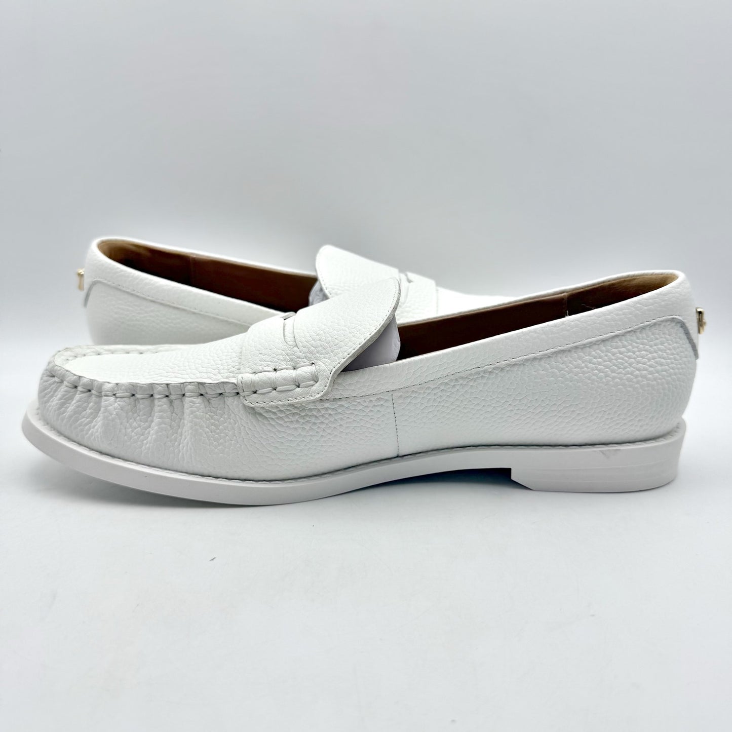 Aerosoles Womens Sienna Loafers US 9.5 M EU 40.5 White Leather NIB