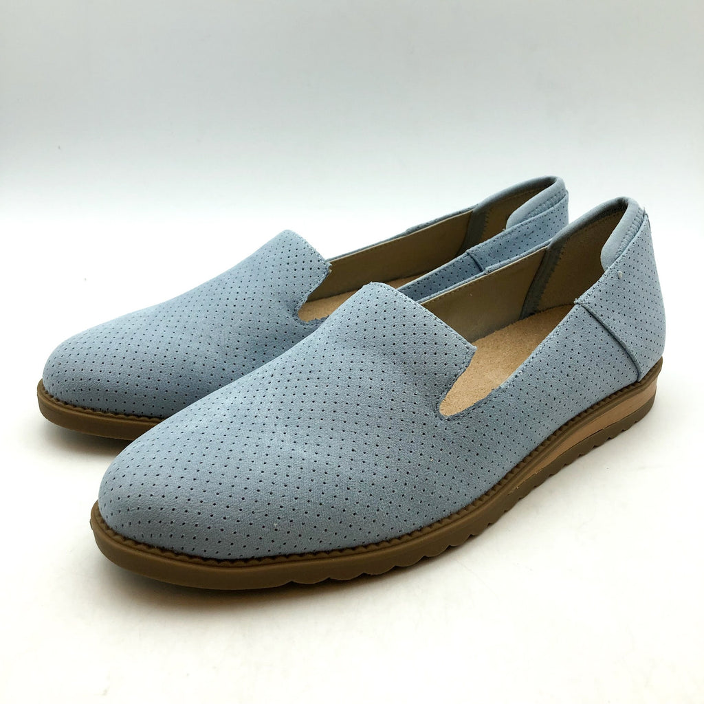 Dr. Scholls Womens Jetset Slip On Loafers Size 7 EU 37 Summer Blue Comfort NIB