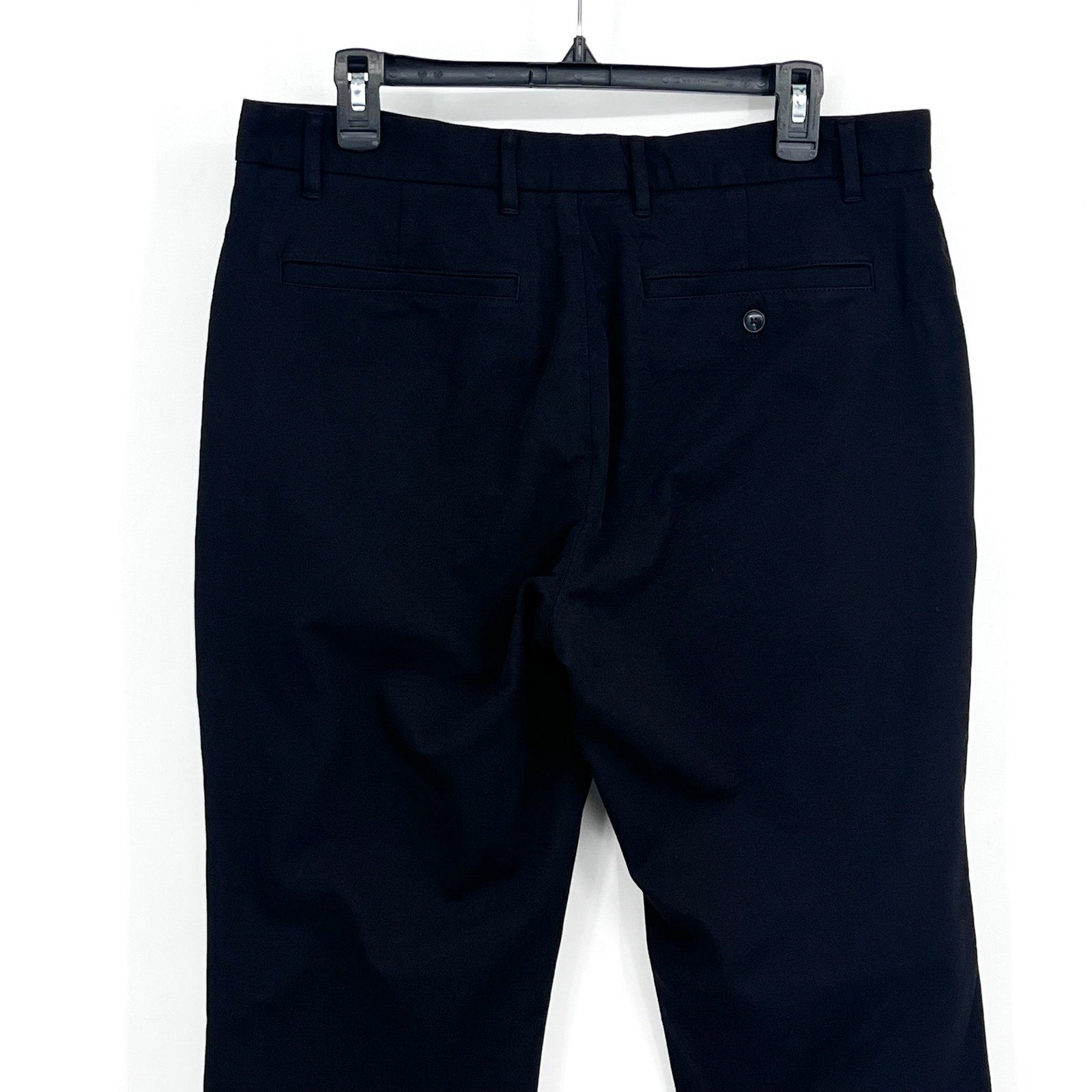 EVERLANE Men's Uniform Performance Chino Pants 30x34 Black Slim Fit NWT