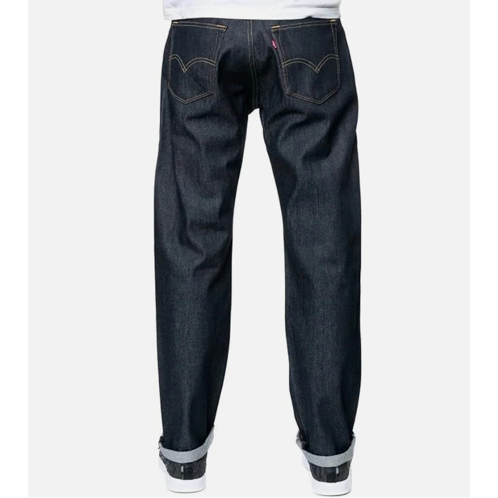 LEVI'S Men's 501 Original Shrink-to-fit Jeans 32x34 Dark Wash No Stretch NWT