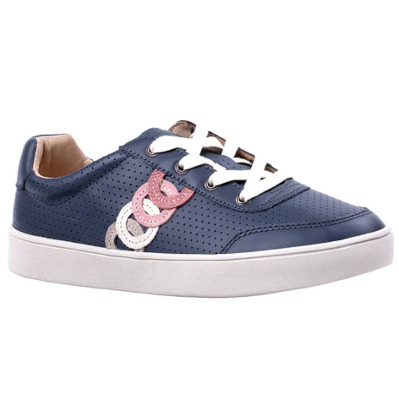 Spenco Womens Cambridge Casual Sneakers Size 9 M EU 39.5 Blue Pink Leather NIB