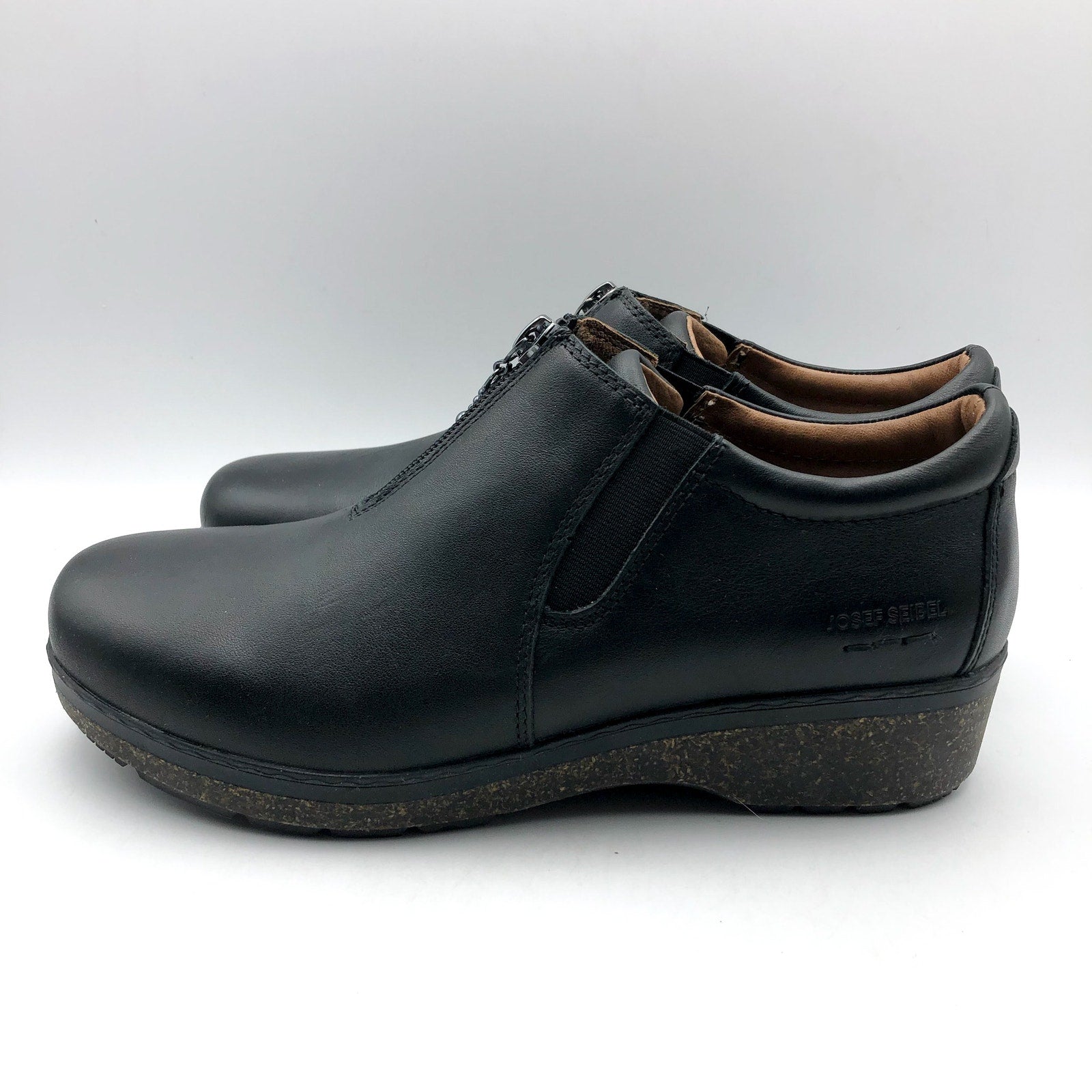 Josef Seibel Womens Darla 09 Ankle Booties US 9-9.5 EU 40 Black Leather NIB