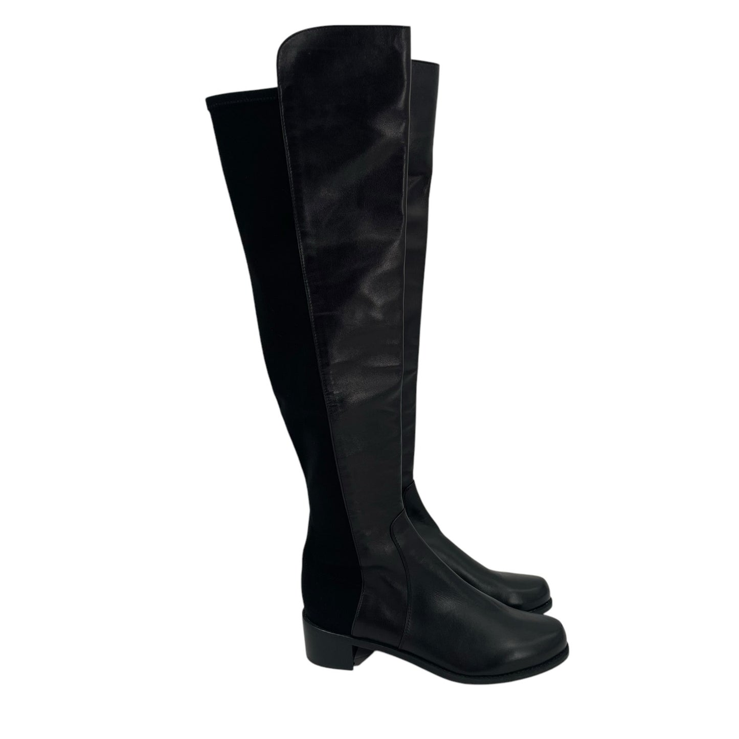 Stuart Weitzman Womens Reserve Over the Knee Boots US 9 M Black Suede NWOB
