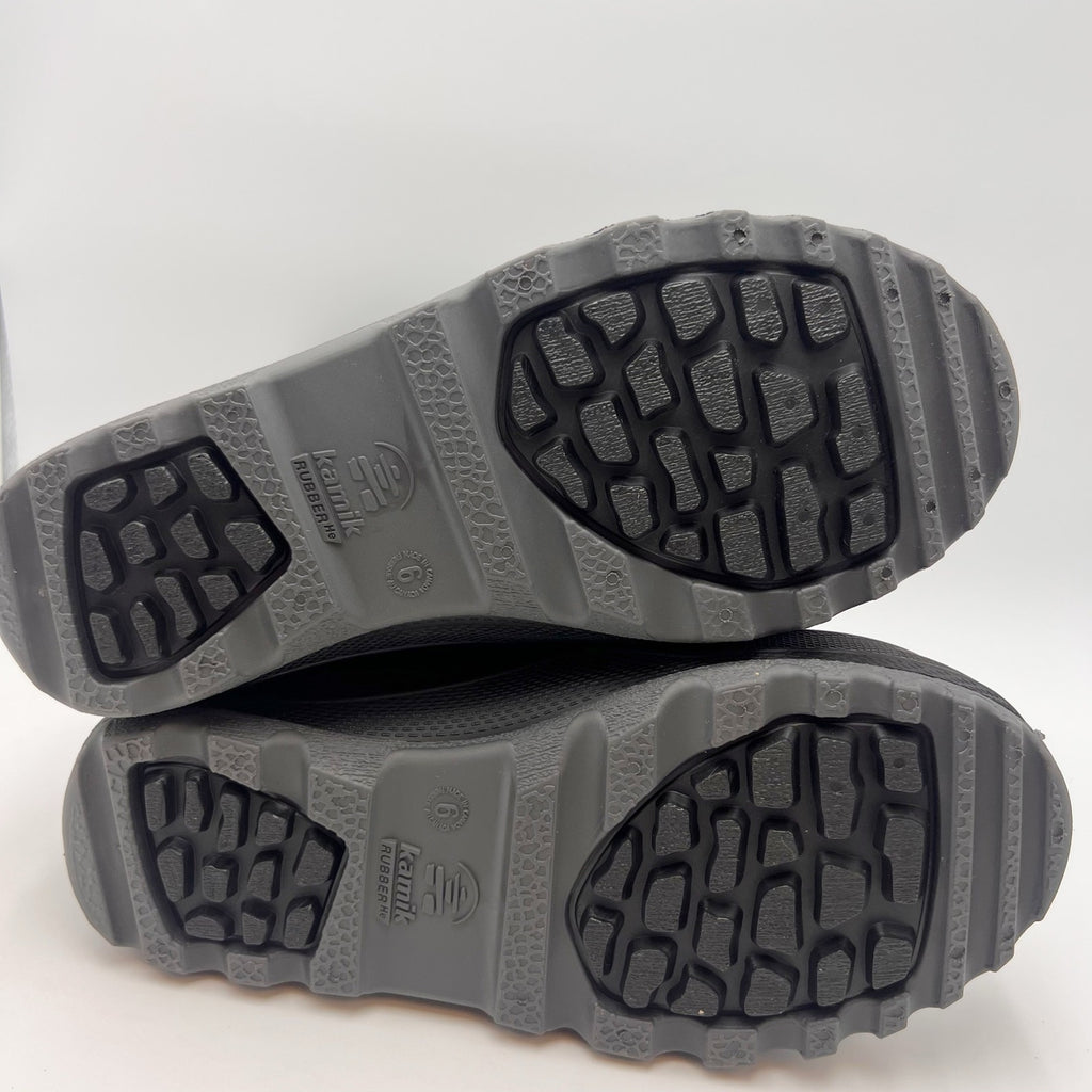 Kamik Big Kids Snowcozy Winter Boots Size 6 EU 38 Black Waterproof NIB