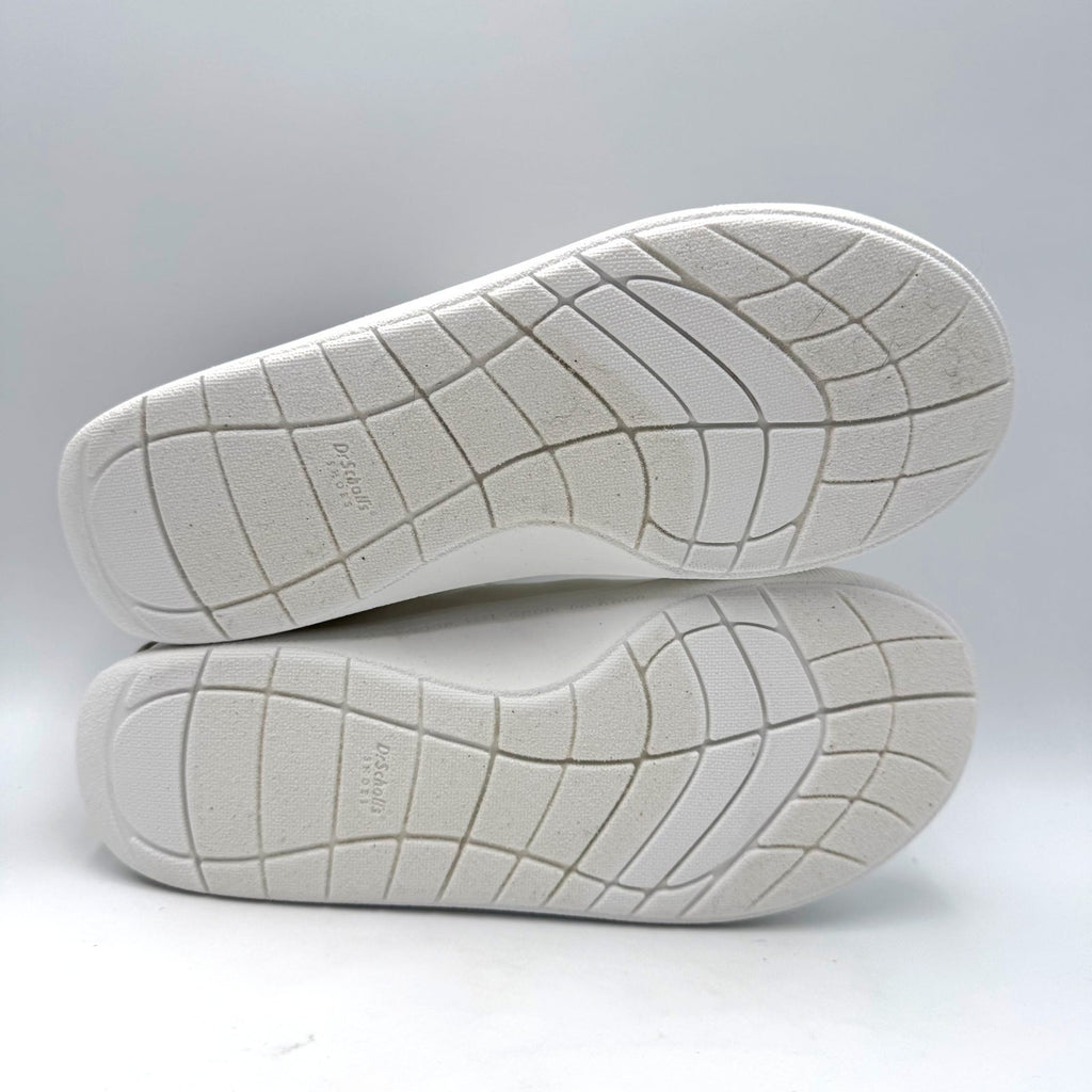 Dr. Scholl's Womens Be Bright Sneakers Size 8 Wide EU 38.5 White Oyster Grey NIB