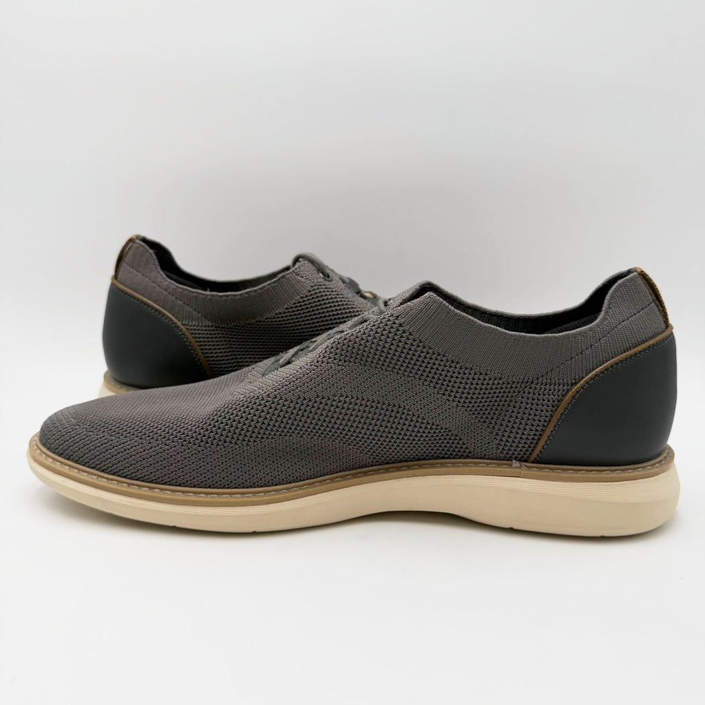 Clarks Mens Brantin Knit Casual Oxford Sneakers Size 11 Wide EU 44.5 Grey NIB
