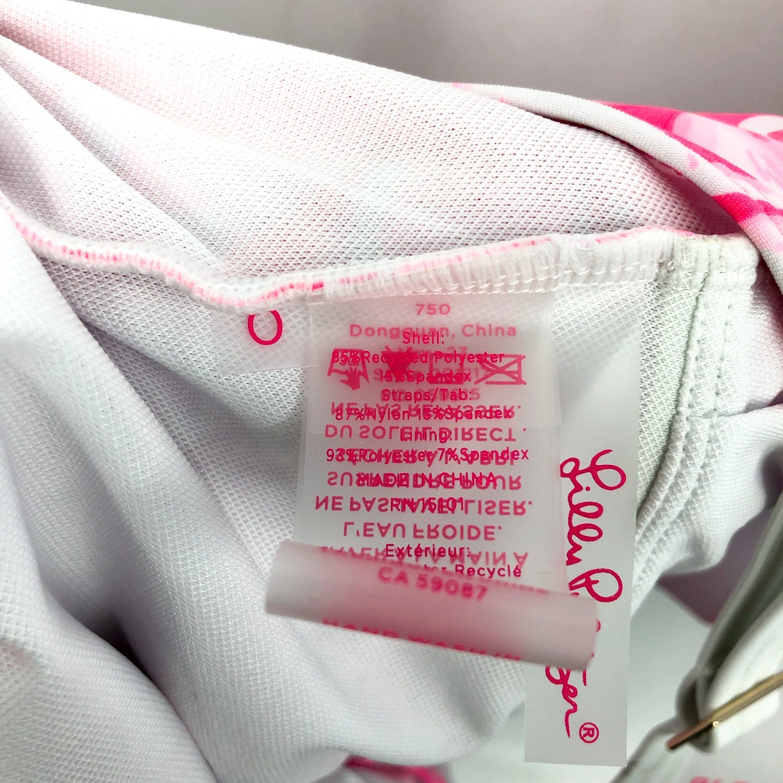 LILLY PULITZER Women's Jaspen One Piece Swimsuit Size 0 Roxy Pink NWT