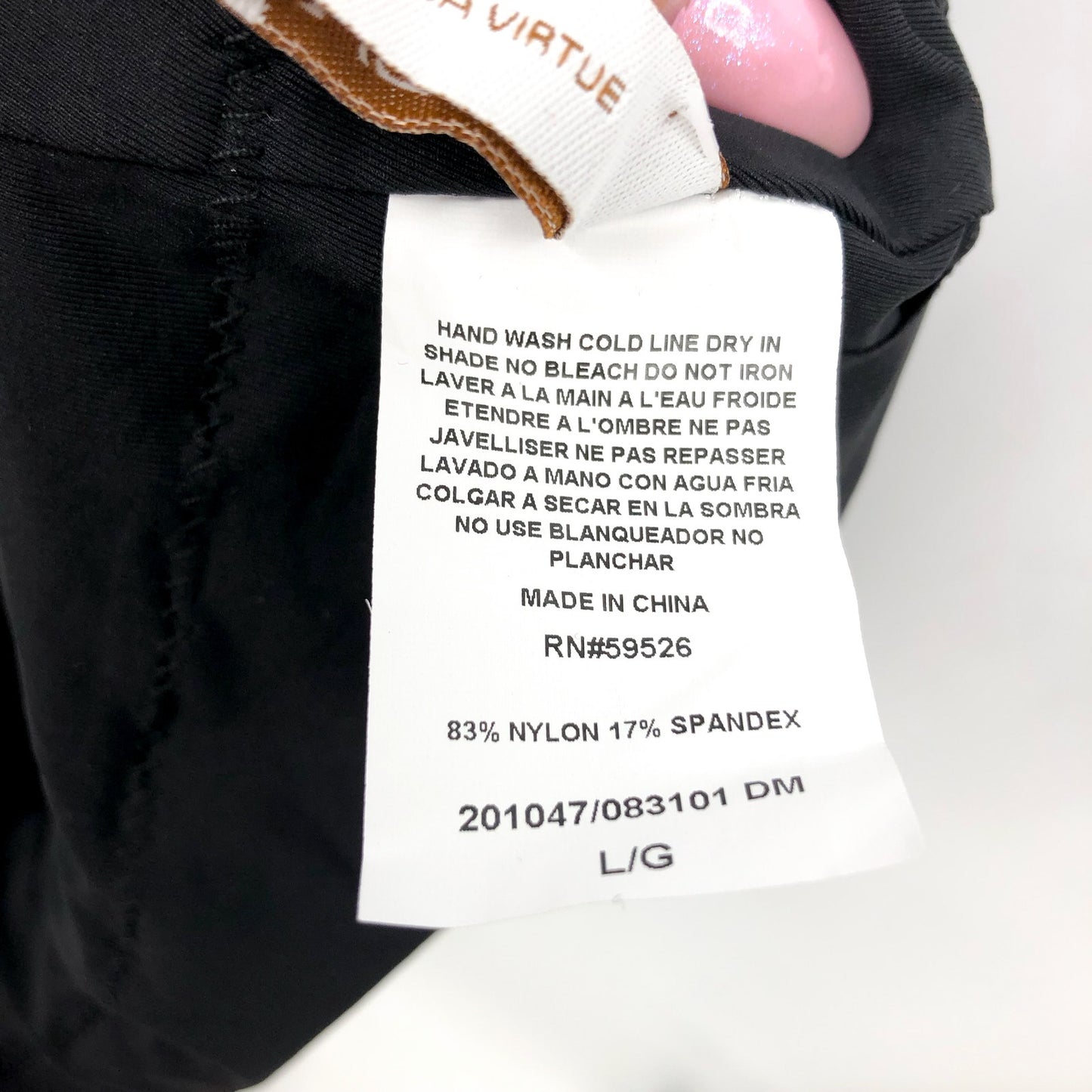 BECCA Women's Layla Plunge One-Piece Swimsuit Black LARGE