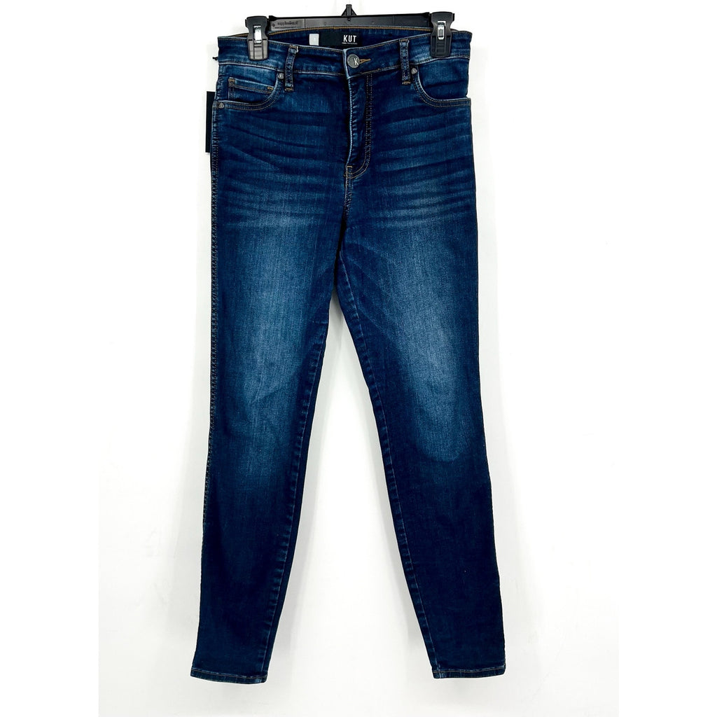KUT FROM THE KLOTH Womens Diana Skinny Jeans Size 2 Blue Medium Wash Stretch NWT