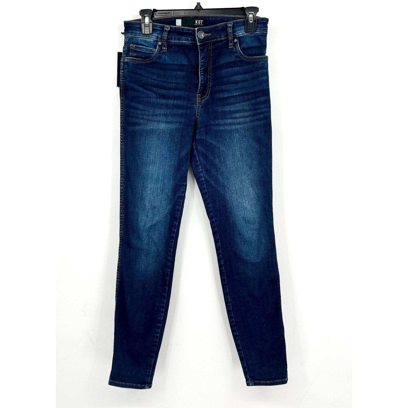 KUT FROM THE KLOTH Womens Diana Skinny Jeans Size 2 Blue Medium Wash Stretch NWT