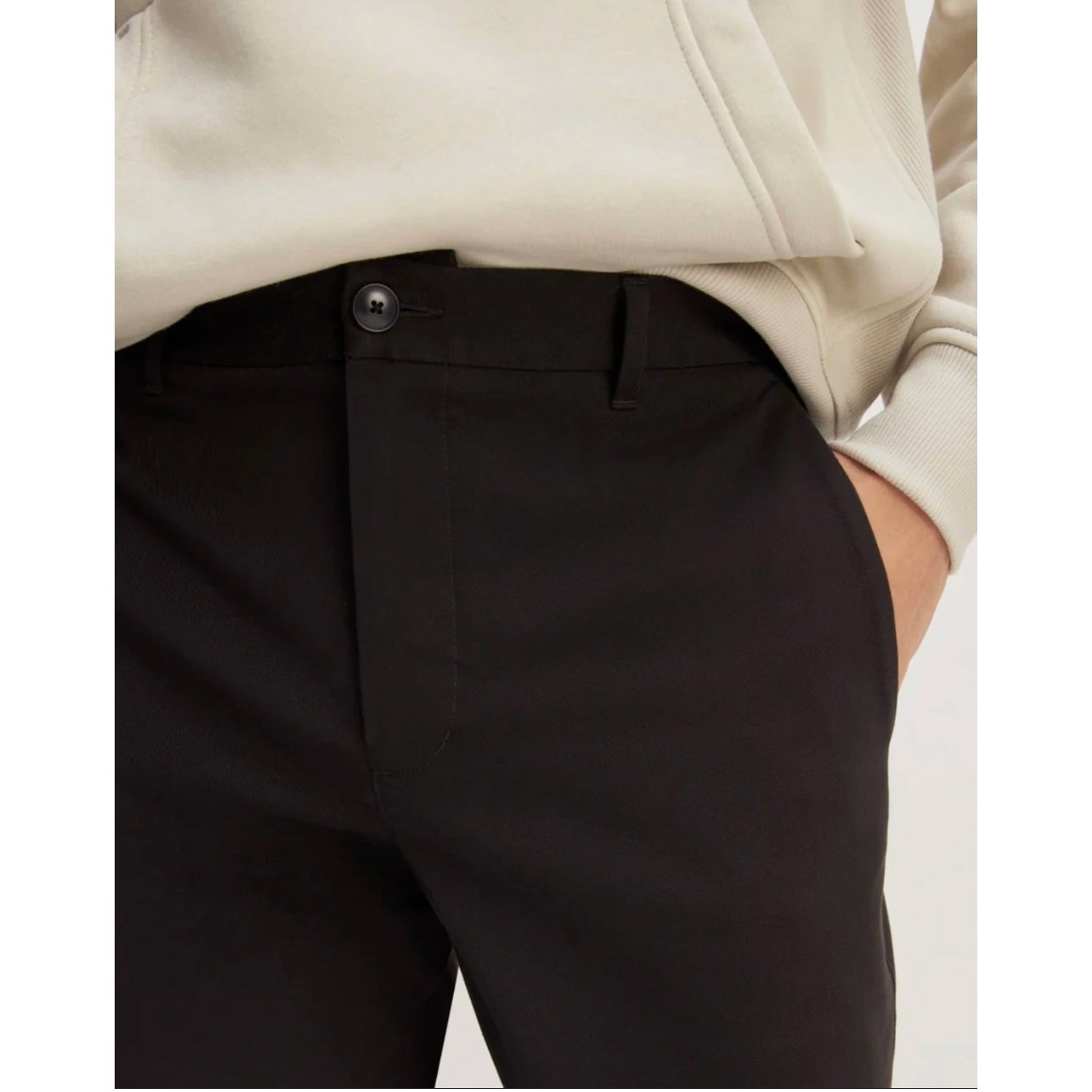 EVERLANE UNIFORM Men's The Performance Chino 33x30 Black Pants NWT