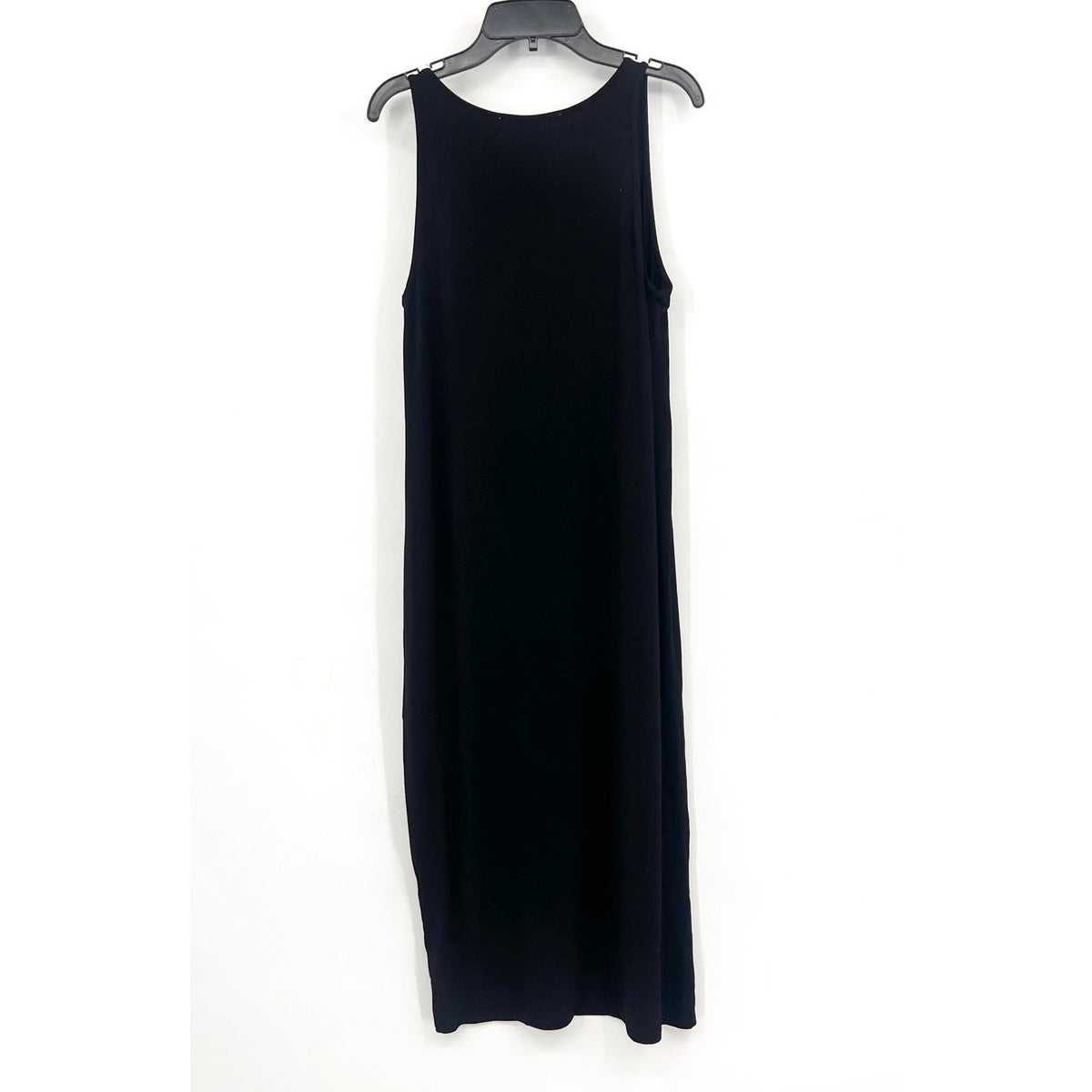 PHILOSOPHY Women's Sleeveless Scoop Neck Midi Dress Medium Black Stretch NWT