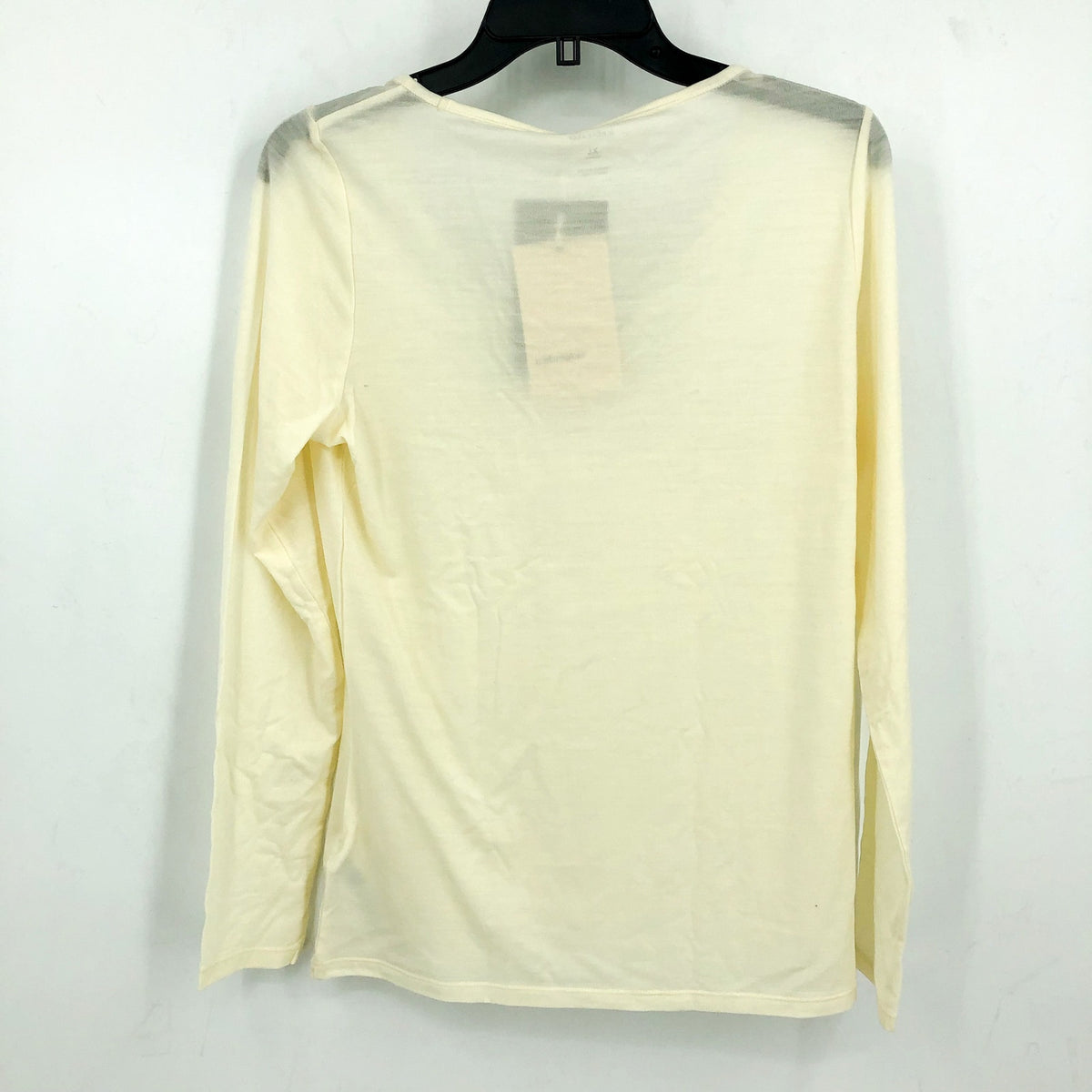 ICEBREAKER Women's Merino 150 Siren Long Sleeve Sweetheart Top XL Snow Cream NWT