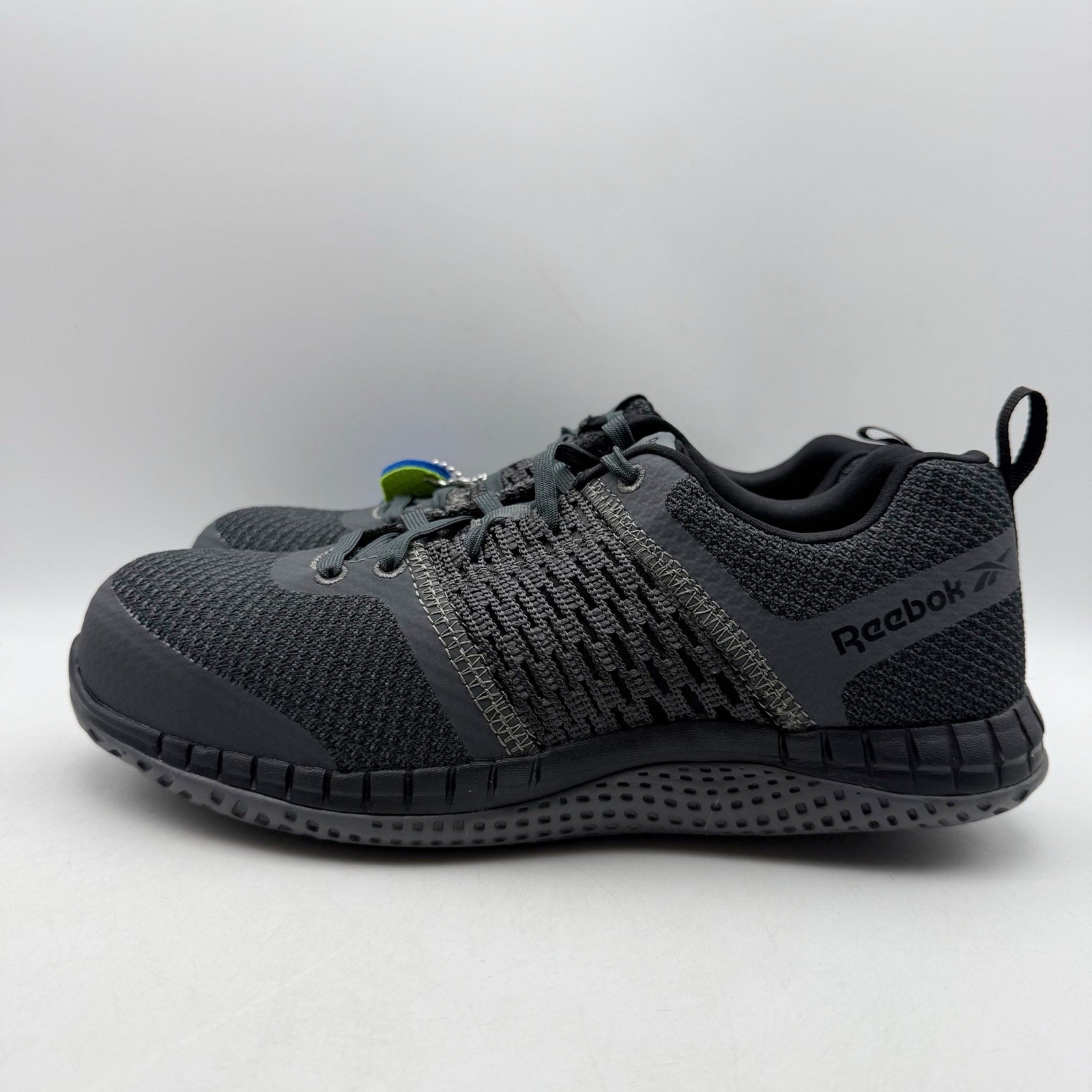 Reebok Mens Print Work ULTK Work Shoes US 8.5 M Grey Black Composite Toe NIB