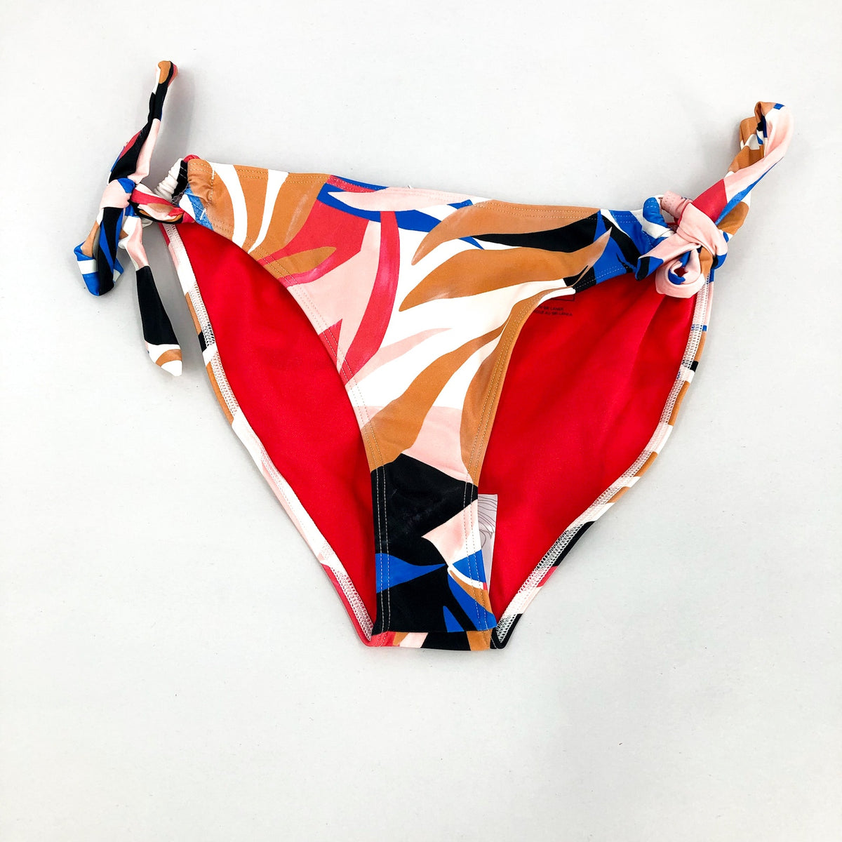 PRANA Women's Atalia Bikini Bottom XL Tropics Print Floral Side Tie NWT