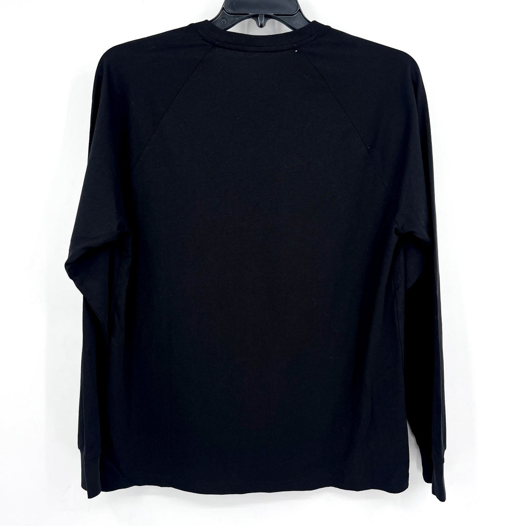 EVERLANE Men's The Premium-Weight Long-Sleeve Crew T-Shirt Medium Black NWT