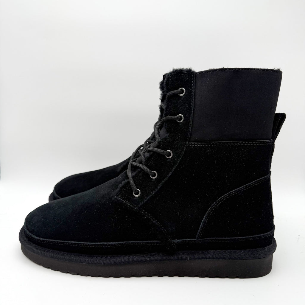 Koolaburra by UGG Womens Advay Tall Boot US 12 EU 43 Black Suede NWOB