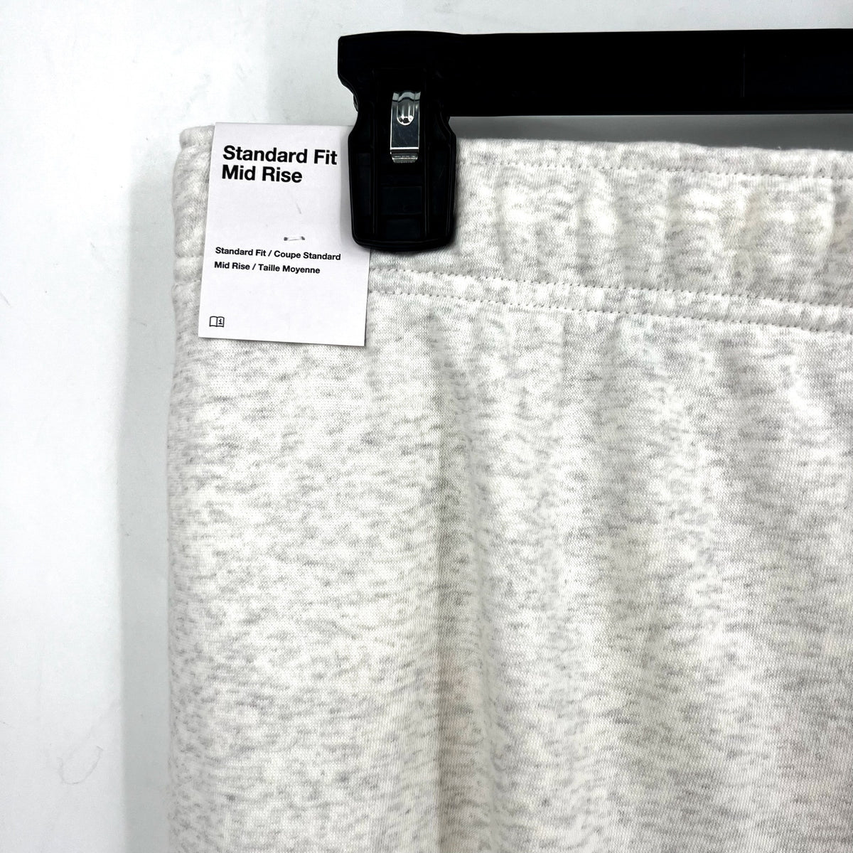 NIKE Womens Club Fleece Mid Rise Joggers 1X Light Grey Sweatpants NWT