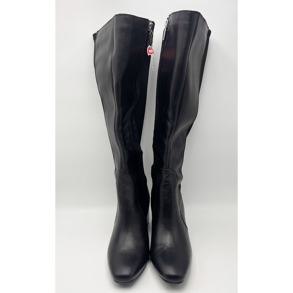 Blondo Womens Silvanna Knee High Boots Size 9 M Black Leather Waterproof NWOB