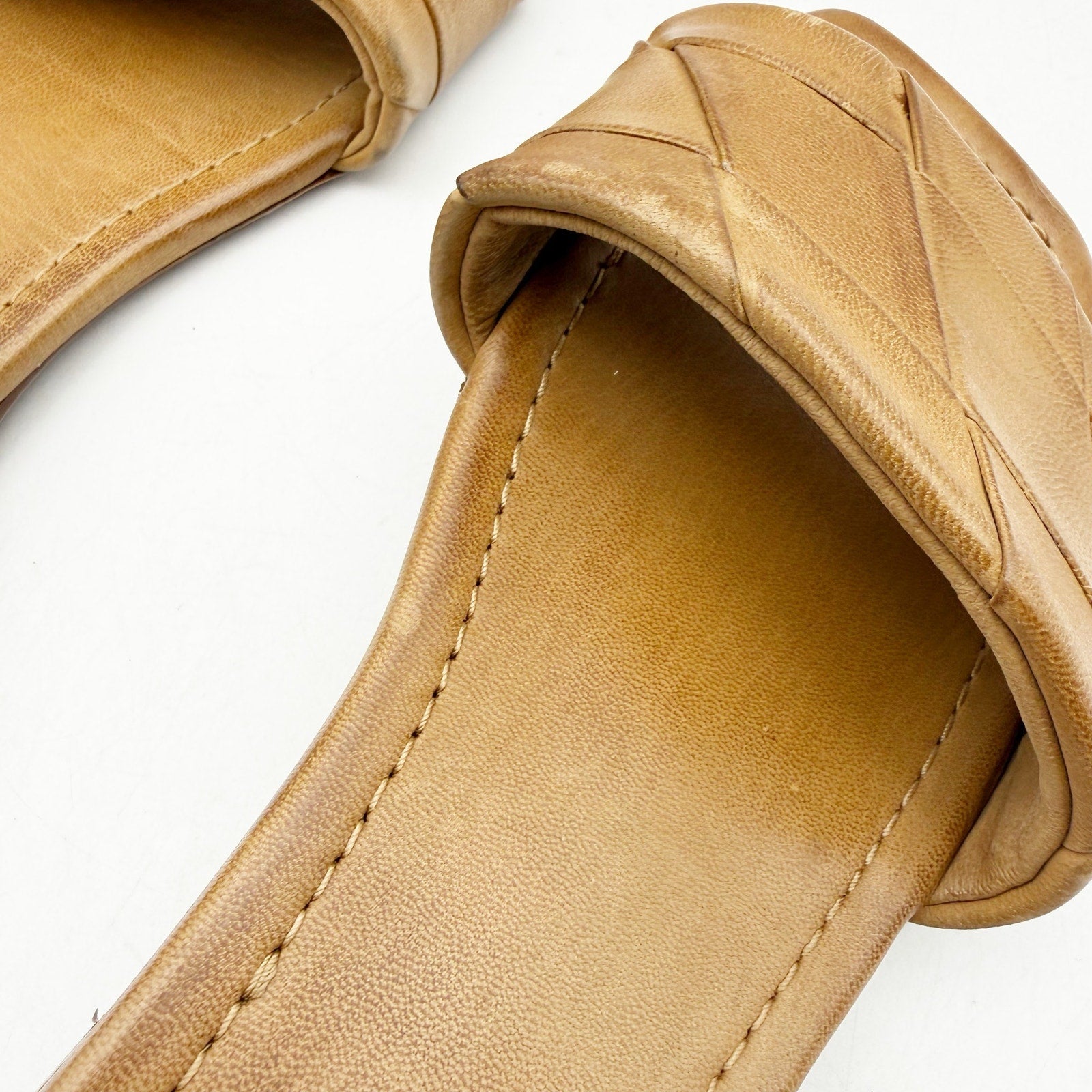 Seychelles Womens Portland Slide Sandals US 8.5 M Light Brown Leather NWOB