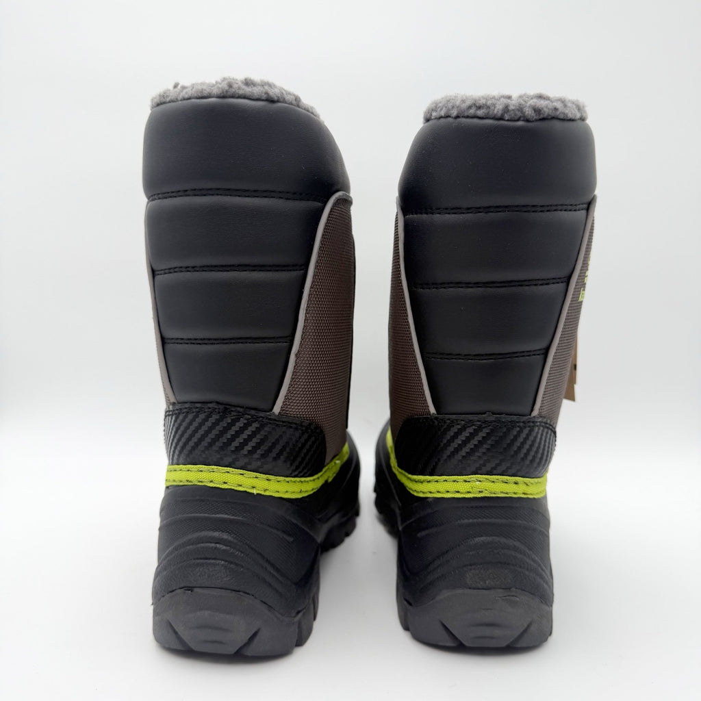 Kamik Kids Luke 3 Snow Boots US 4 EU 36 Charcoal Grey Waterproof Insulated NIB