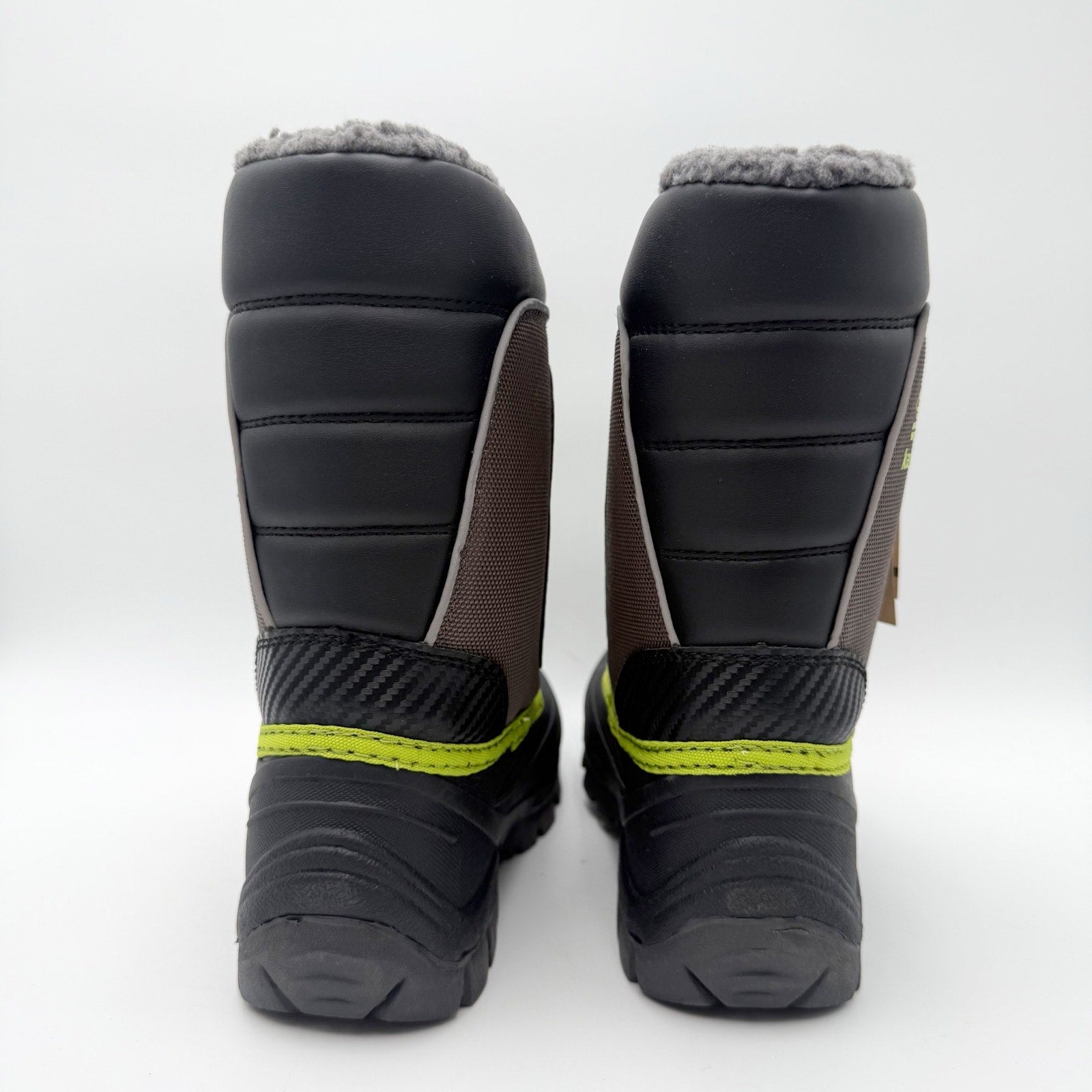 Kamik Kids Luke 3 Snow Boots US 4 EU 36 Charcoal Grey Waterproof Insulated NIB