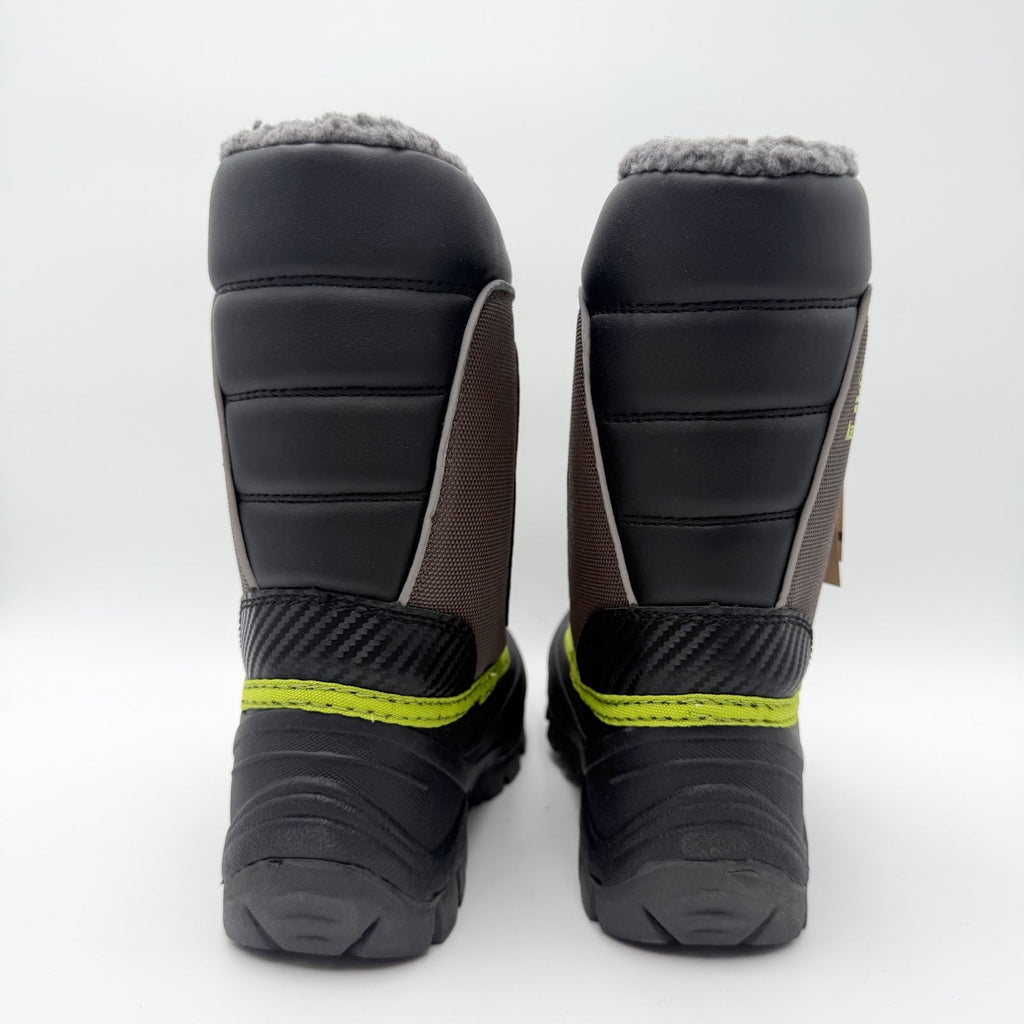 Kamik Luke 3 Snow Boots Big Kids 4 EU 36 Charcoal Grey Waterproof Insulated NIB