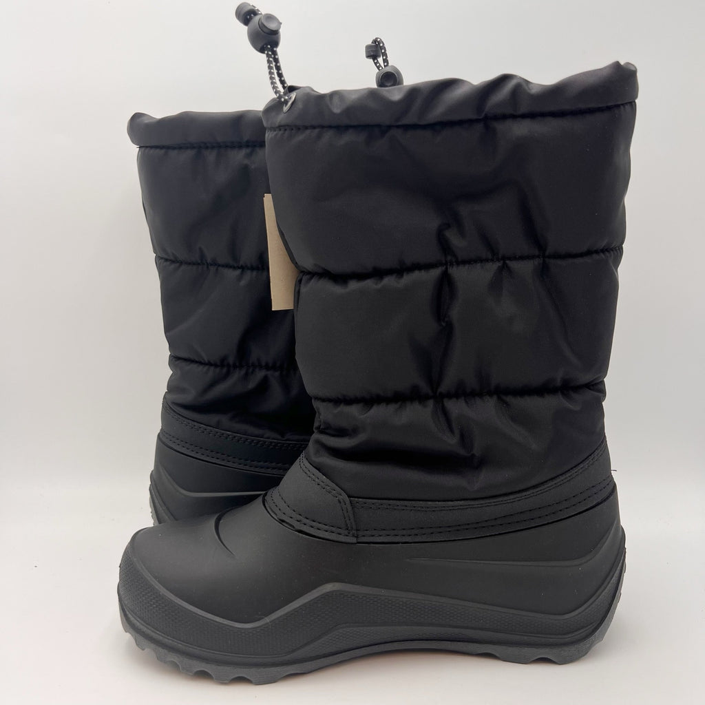 Kamik Big Kids Snowcozy Winter Boots Size 6 EU 38 Black Waterproof NIB