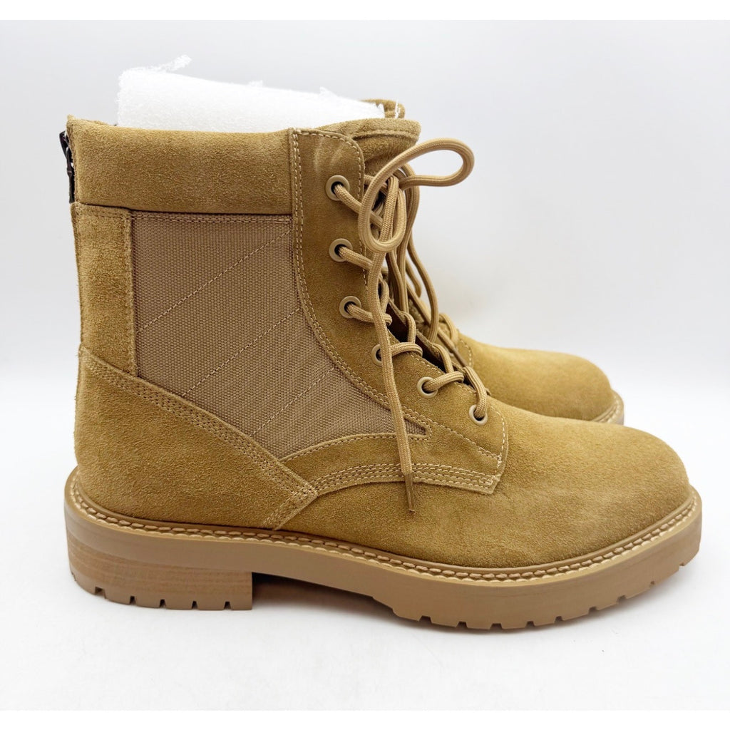 Saint Morta Mens Legion Ankle Combat Boots Size 8 EU 42 Camel Tan Suede NIB