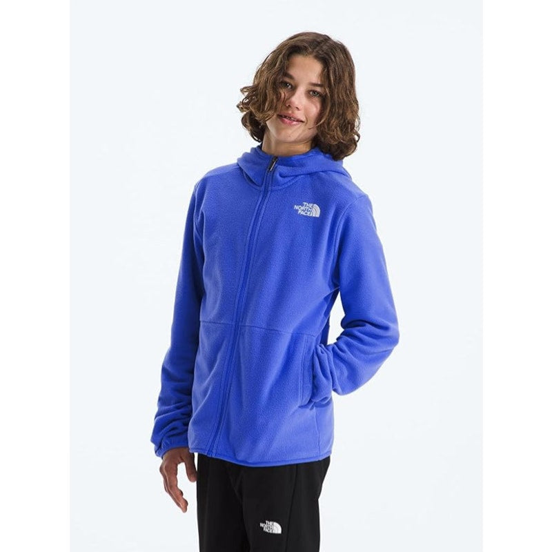 THE NORTH FACE Teen Glacier Full Zip Hooded Jacket XL Solar Blue Outdoor NWT