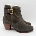 Diba True Womens Margaux Ankle Bootie Size 7 Grey Suede NWOB