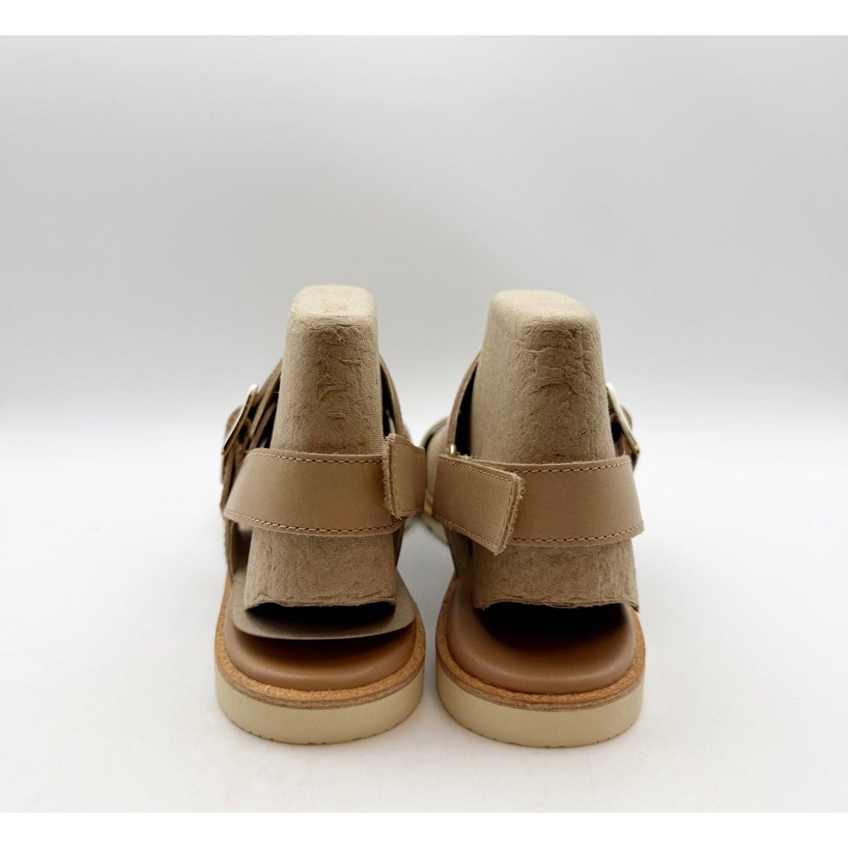 Sorel Women's Ella III Slingback Sandals Size 9 Honest Beige Honey White NIB