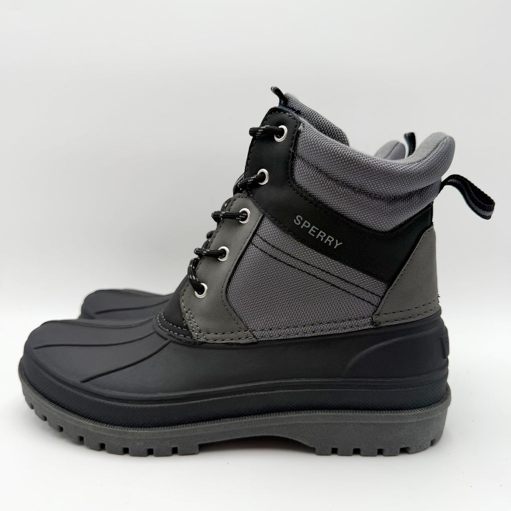 SPERRY Kids Storm Hopper Winter Boots Size 5 EU 37 Grey Black NWOB