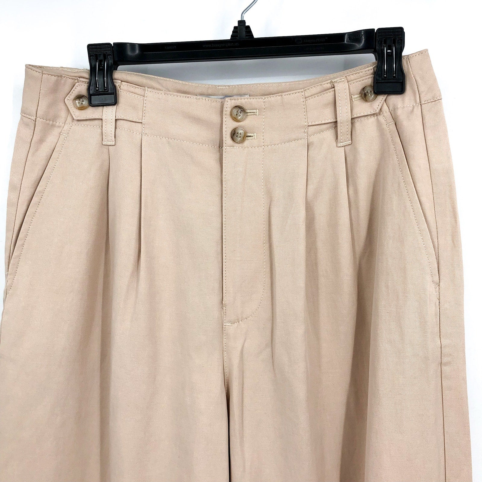 MADEWELL Women's The Harlow Pants Size 6 Tan Harvest Moon Wide Leg NG521 NWT